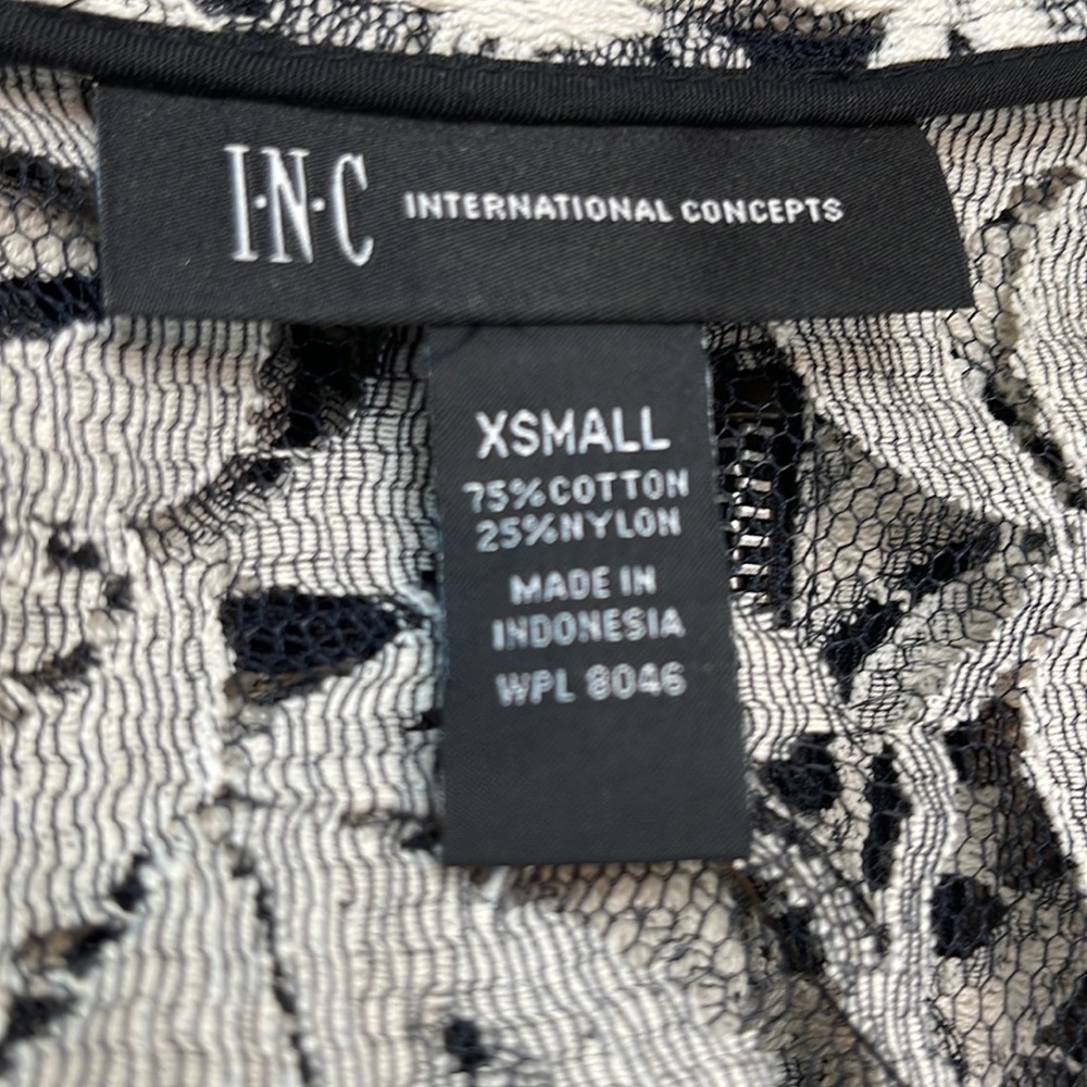 INC ZIPPER DETAIL FLORAL JACKET - Picture 8 of 8